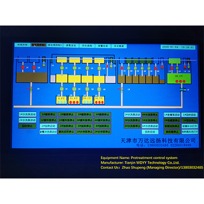 Pretreatment control system